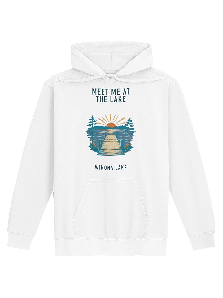 Pier at Dawn Comfort Colors Hoodie — Sunwashed