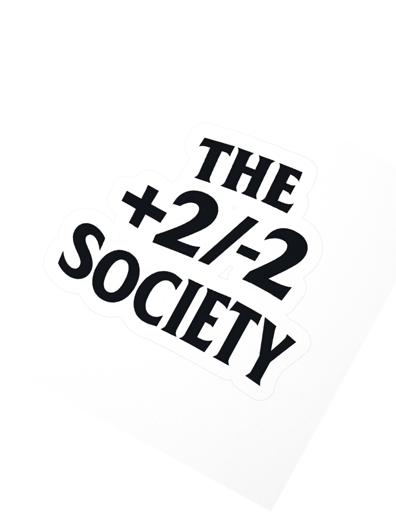 The ±2 Society Logo Sticker product image (2)