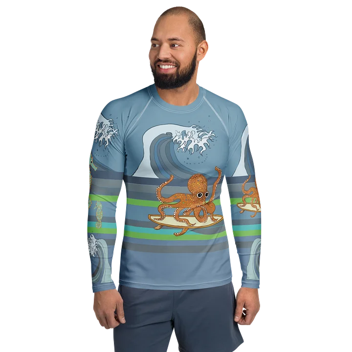 Octopus Wave Men's Rash Guard product image (1)