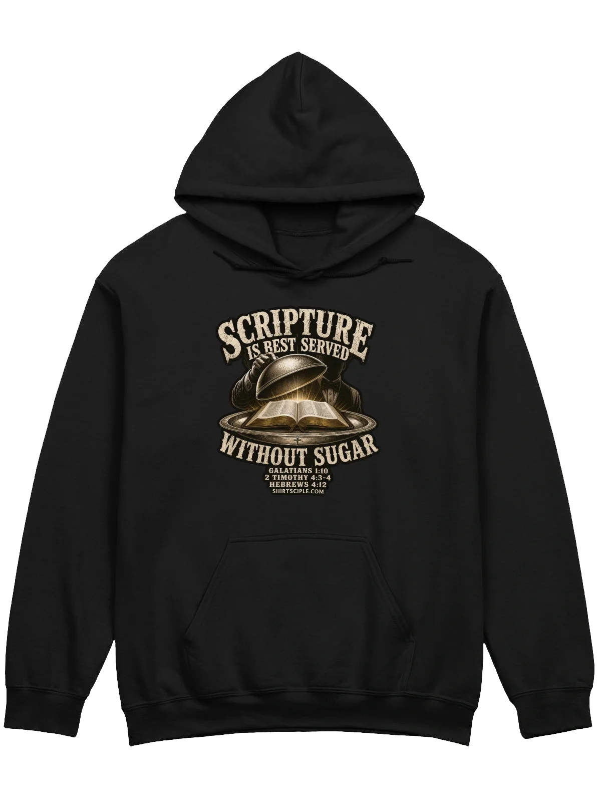 Scripture Is Best Served Without Sugar Hoodie product image (1)