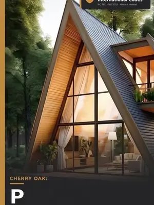 Our most viral A Frame house, The Cherry Oak Cabin, is now available as a Plan It Pack! See the Cherry Oak Cabin in full and find out whether it works for your land, budget and local rules before you commit to building. Hundreds of our clients already did it, what about you? Get the full pack with floor plan & detailed drawings in here : https://vironhomes-shop.fourthwall.com/products/af015pip *Every sheet is drawn from one coordinated BIM model to US standards (IRC 2021 · NEC 2023), with metric and imperial dimensions.