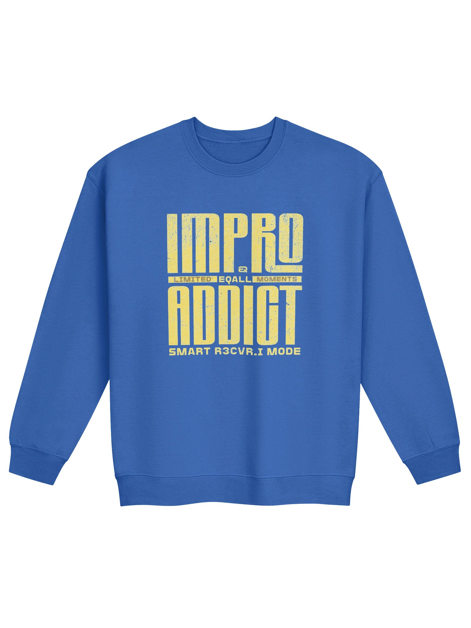 Limited IMPRO Addict Moments Crewneck Gildan Sweatshirt_R3CVR.i mode by EQALL® Essentials_Yellow product image (1)
