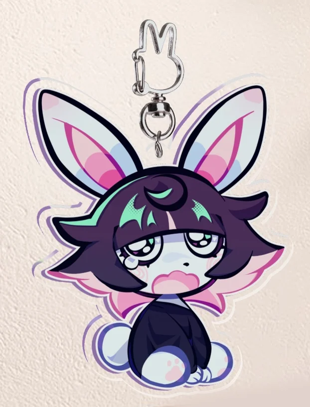 Delulu Sitting Keychain product image (1)