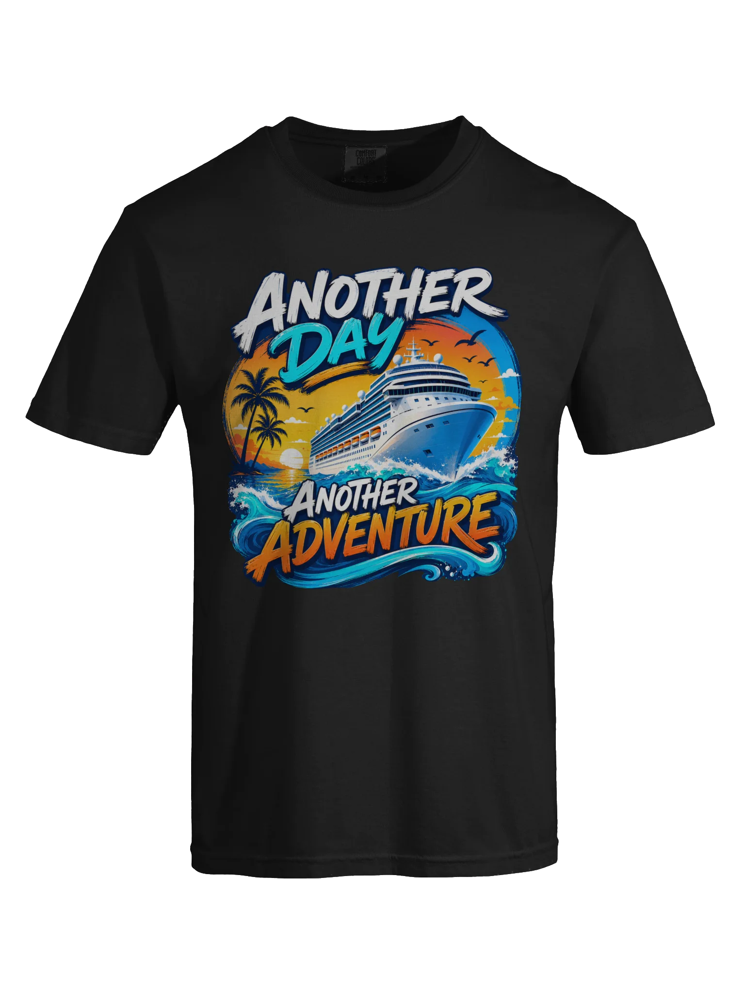Another Day, Another Adventure Cruise T-Shirt | Premium Comfort Colors Edition product image (5)
