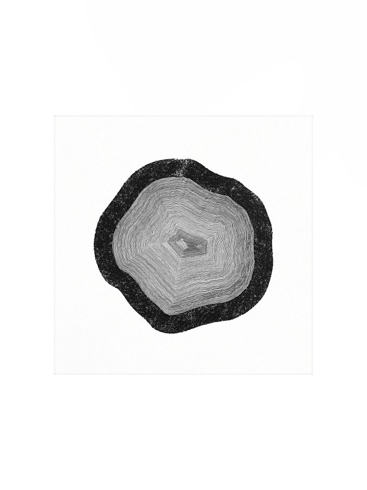 "Layers upon Layers" - Minimalist Poster (Wall Art) - White product image (1)