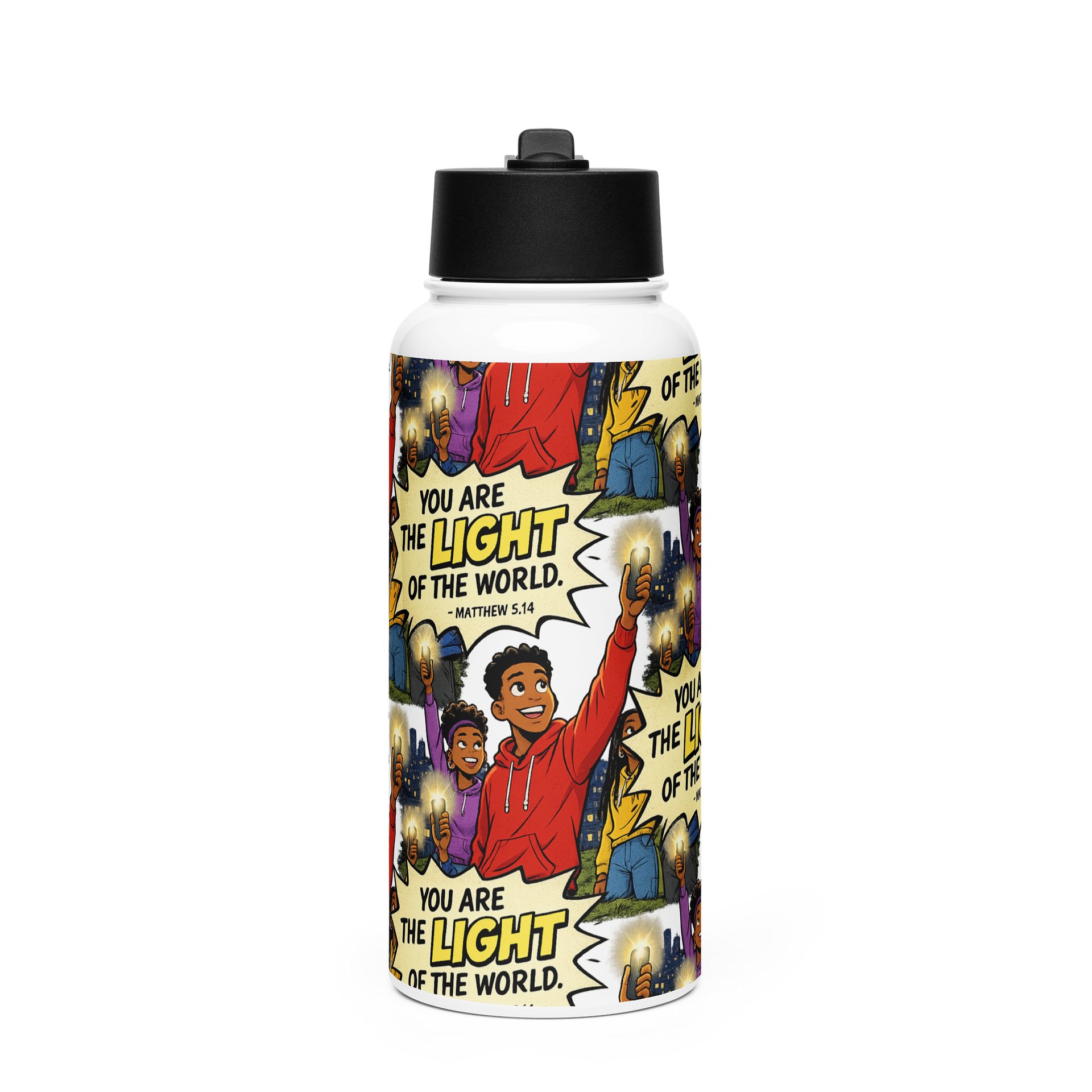 Light of the World 32 oz. Stainless Steel Water Bottle product image (5)