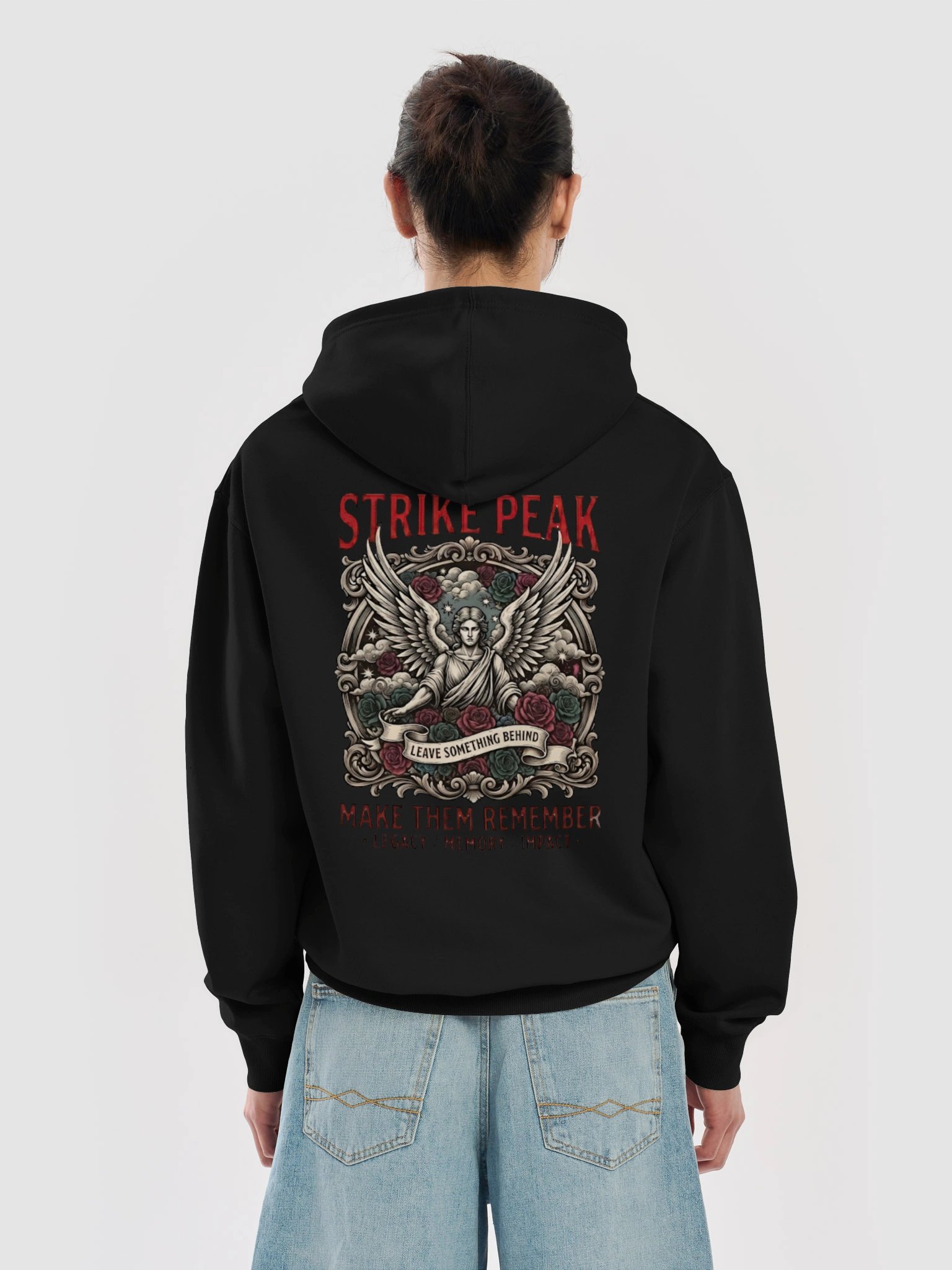 Premium Heavyweight Oversized Hoodie - "Make Them Remember" Dual-Sided Statement Streetwear product image (31)