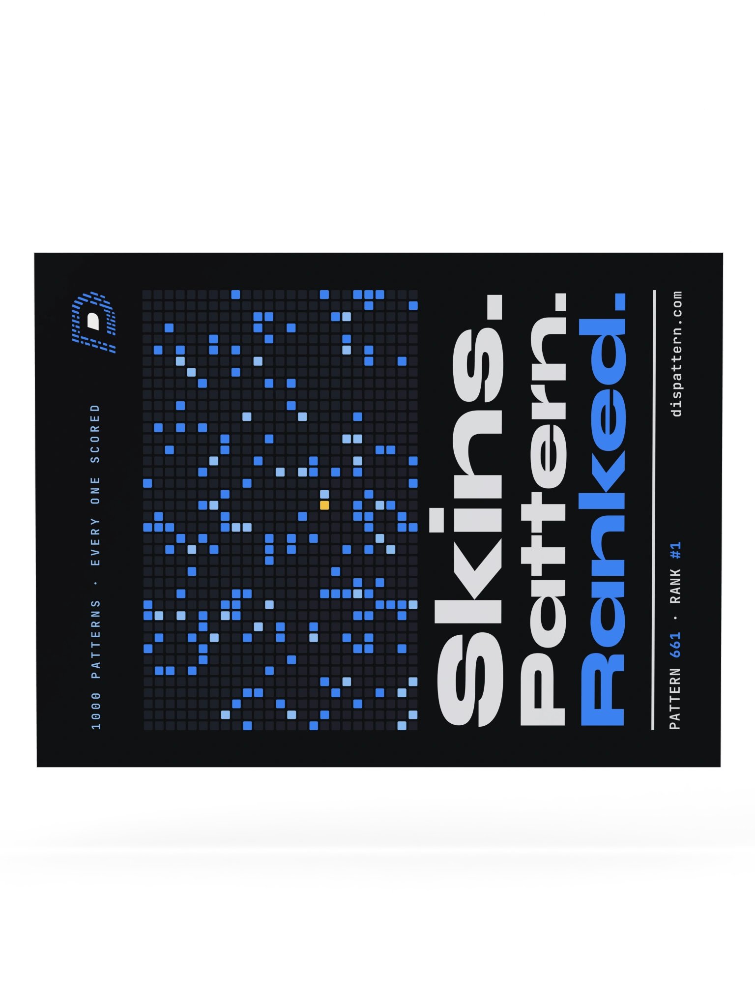 Skins. Pattern. Ranked. Poster 18x24 product image (6)