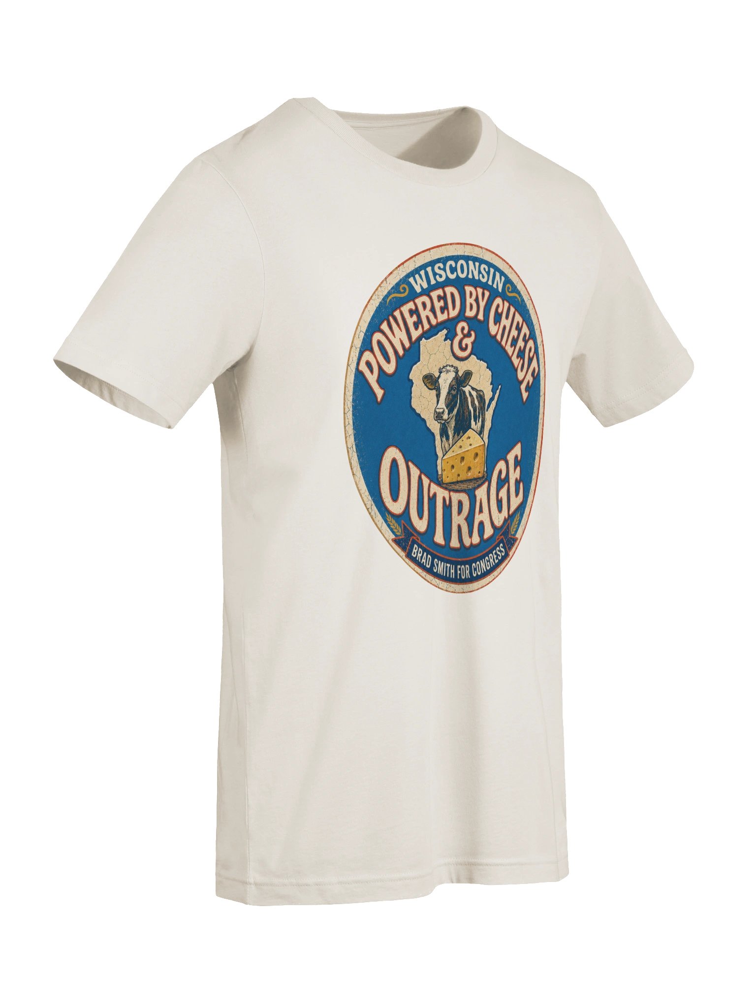 Powered by Cheese & Outrage Tee product image (9)