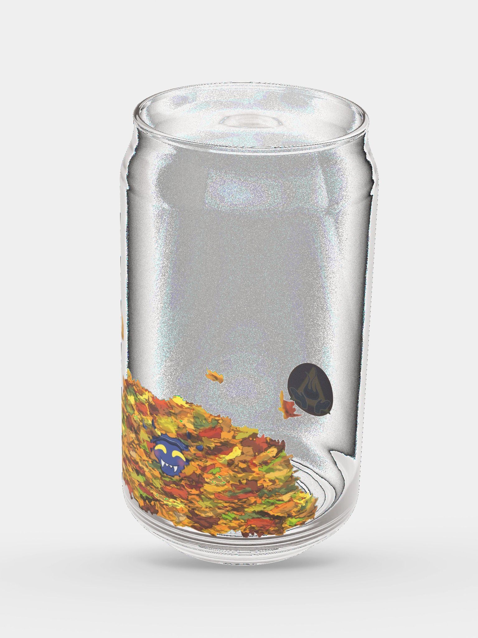 Lil Cherny in the Leaves Can-Shaped Glass product image (3)