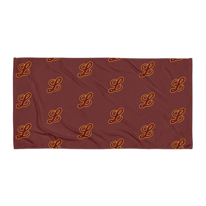 Cursive "L" Sublimated Towel product image (1)