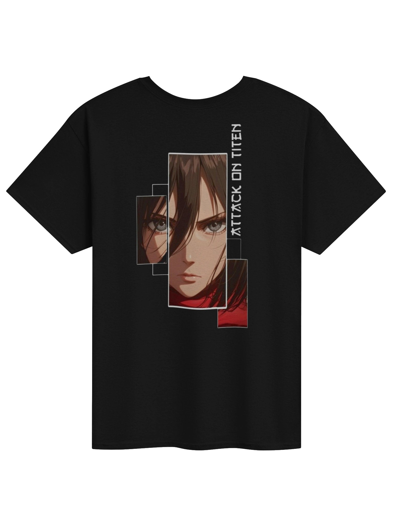 Mikasa Ackerman – Attack on Titan Anime Graphic T-Shirt product image (11)