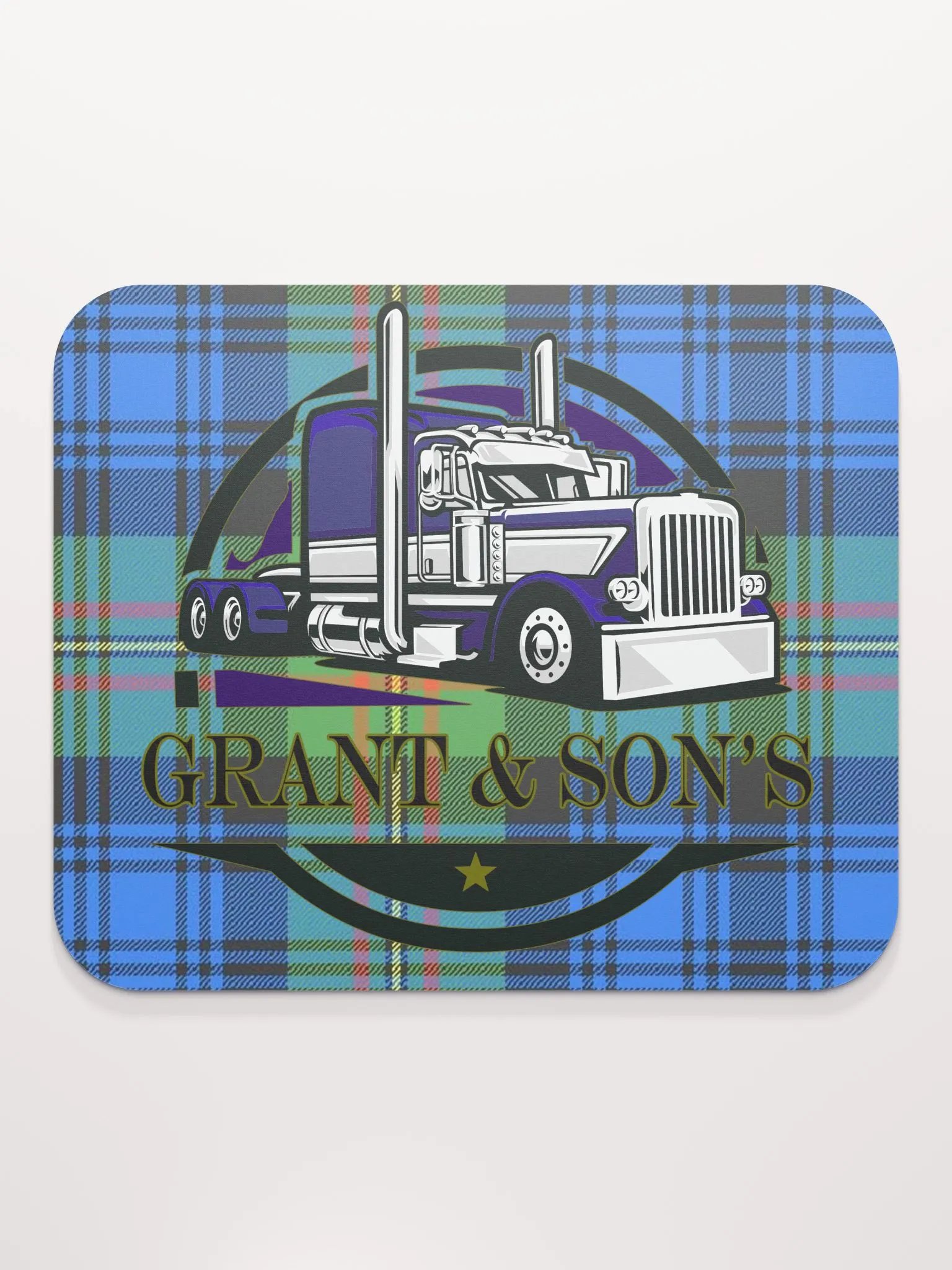 Grant & Son's Tartan Truck Mouse Pad product image (2)