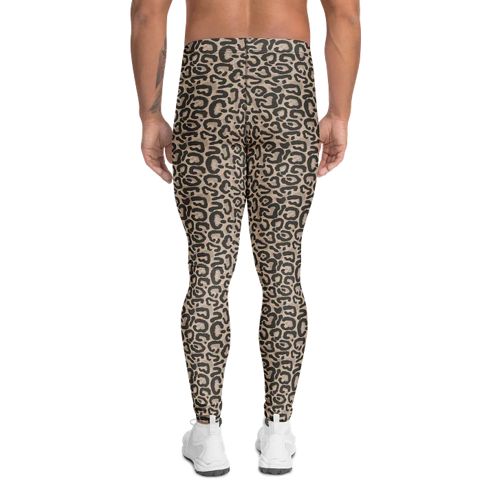 Fashionable Men's Leggings with Bold Brown Animal Print product image (2)