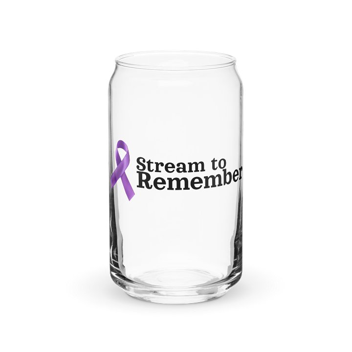 Stream to Remember Can Shaped Glass product image (1)