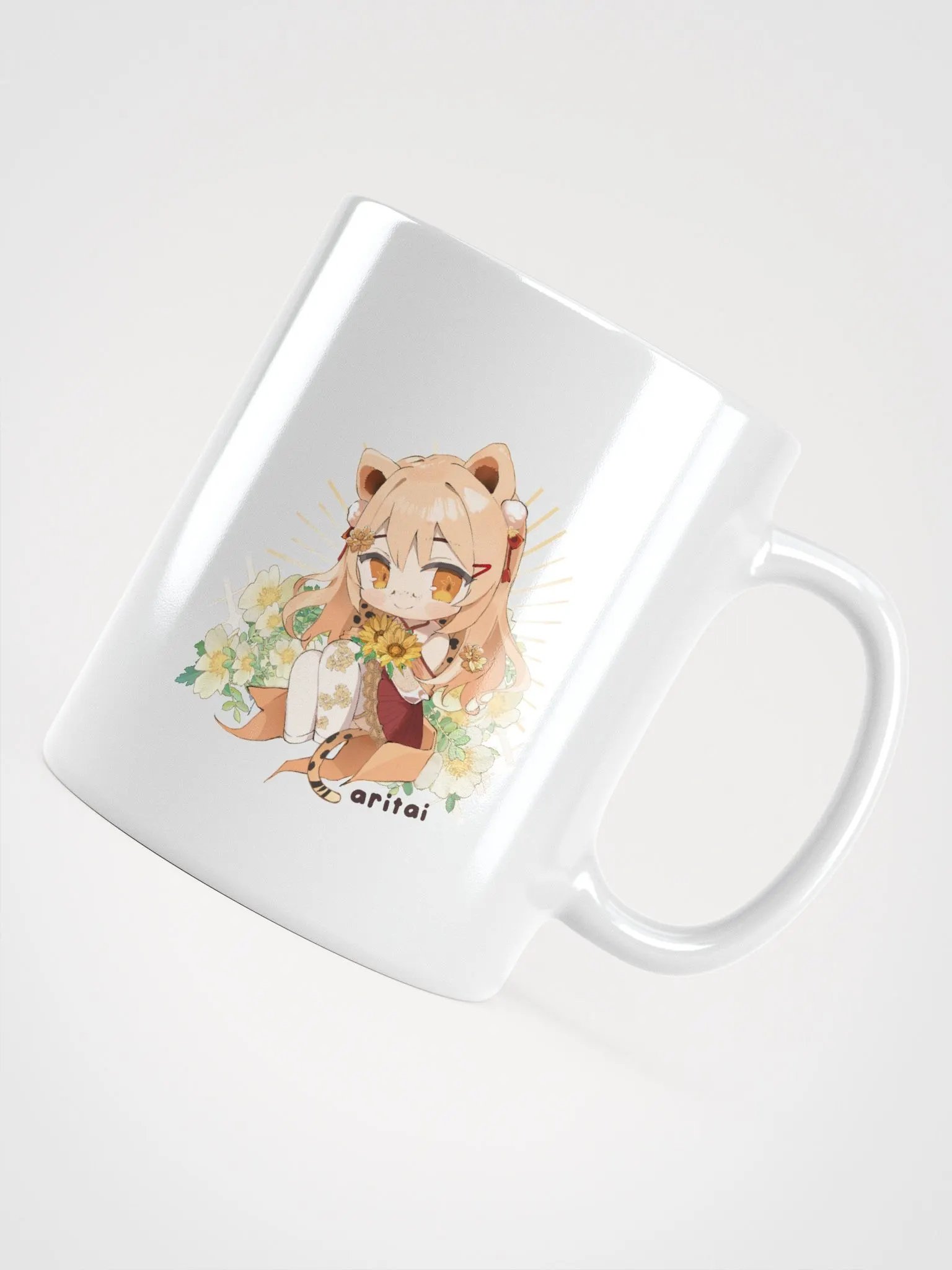aritai 🌻 Flower Mug (White) product image (4)