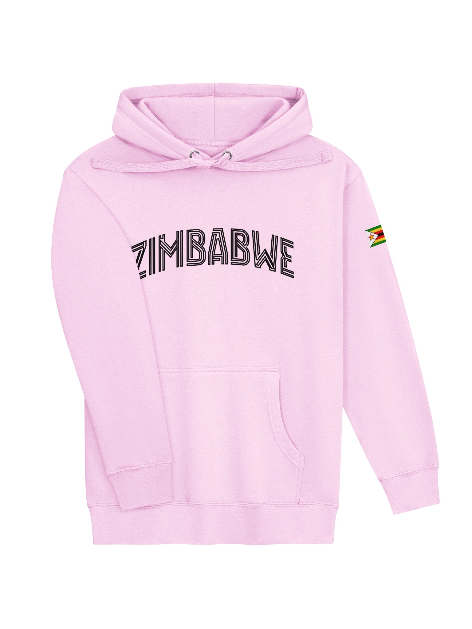 Zimbabwe Hoodie with flag on sleeve product image (7)