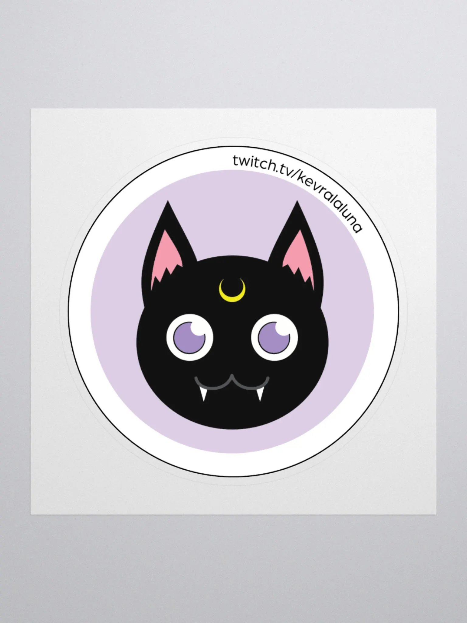 Blackcat Emote Sticker product image (1)