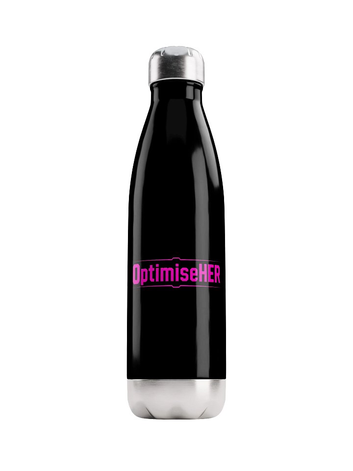 OptimiseHER Pink Logo Water Bottle product image (1)