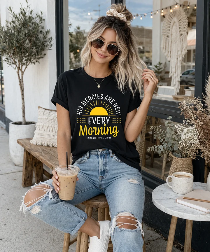 His Mercies Are New Every Morning T-Shirt product image (2)