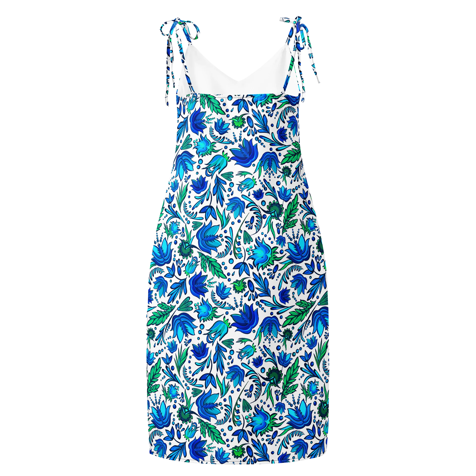 Blue Current Botanical Tie-Strap Dress product image (3)
