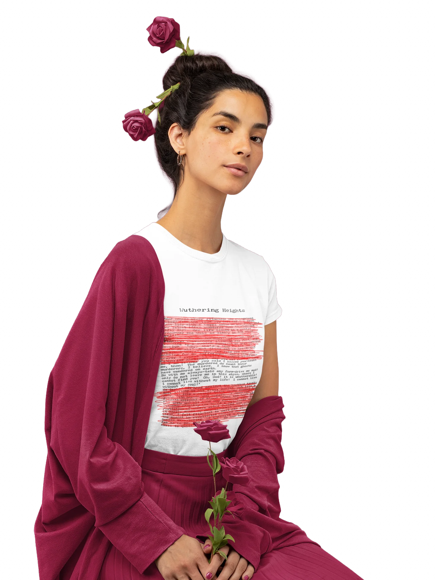 Wuthering Heights Quote T-Shirt product image (2)