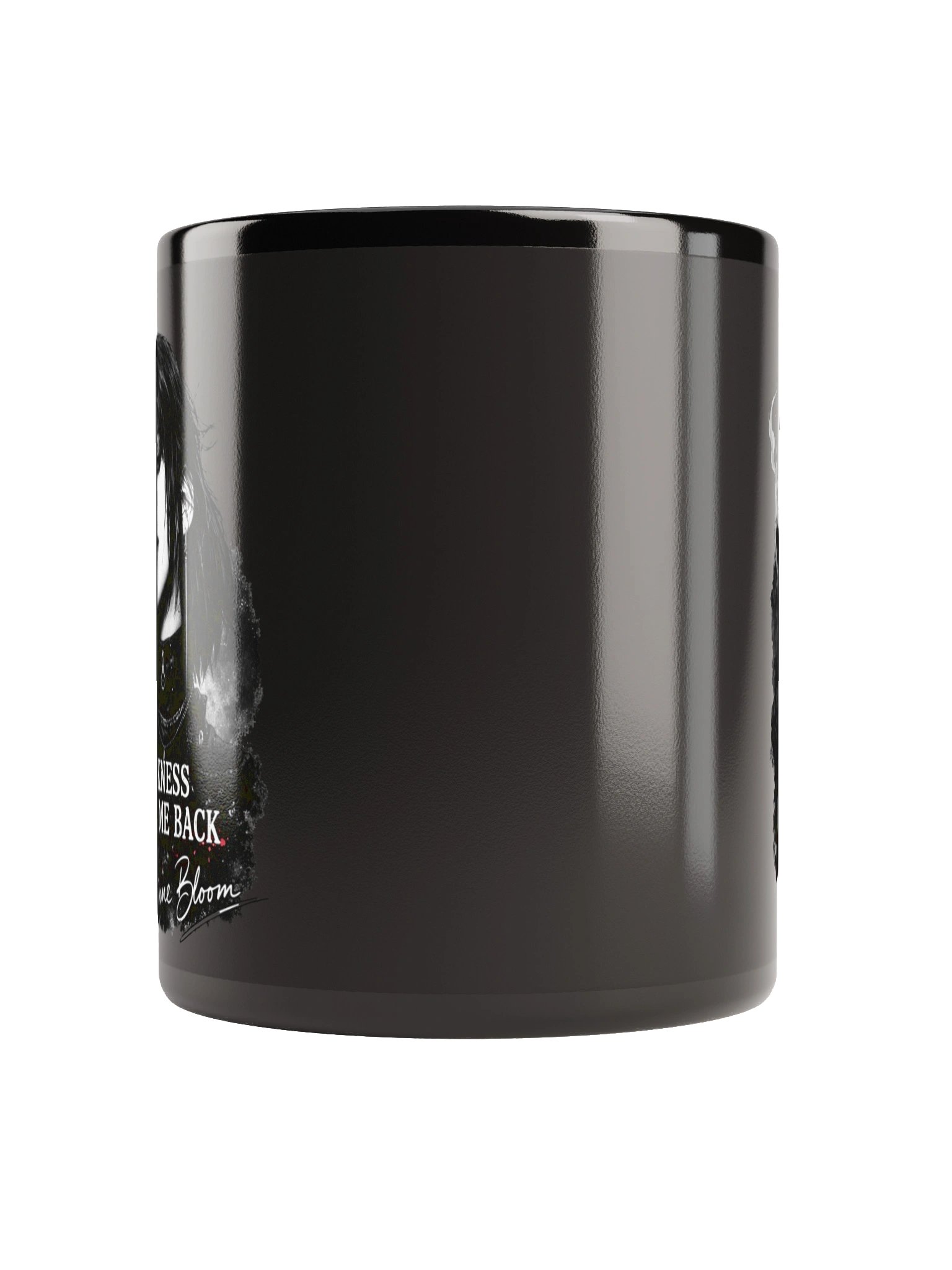 Black Glossy Mug - Darkness Loves Me Back product image (3)