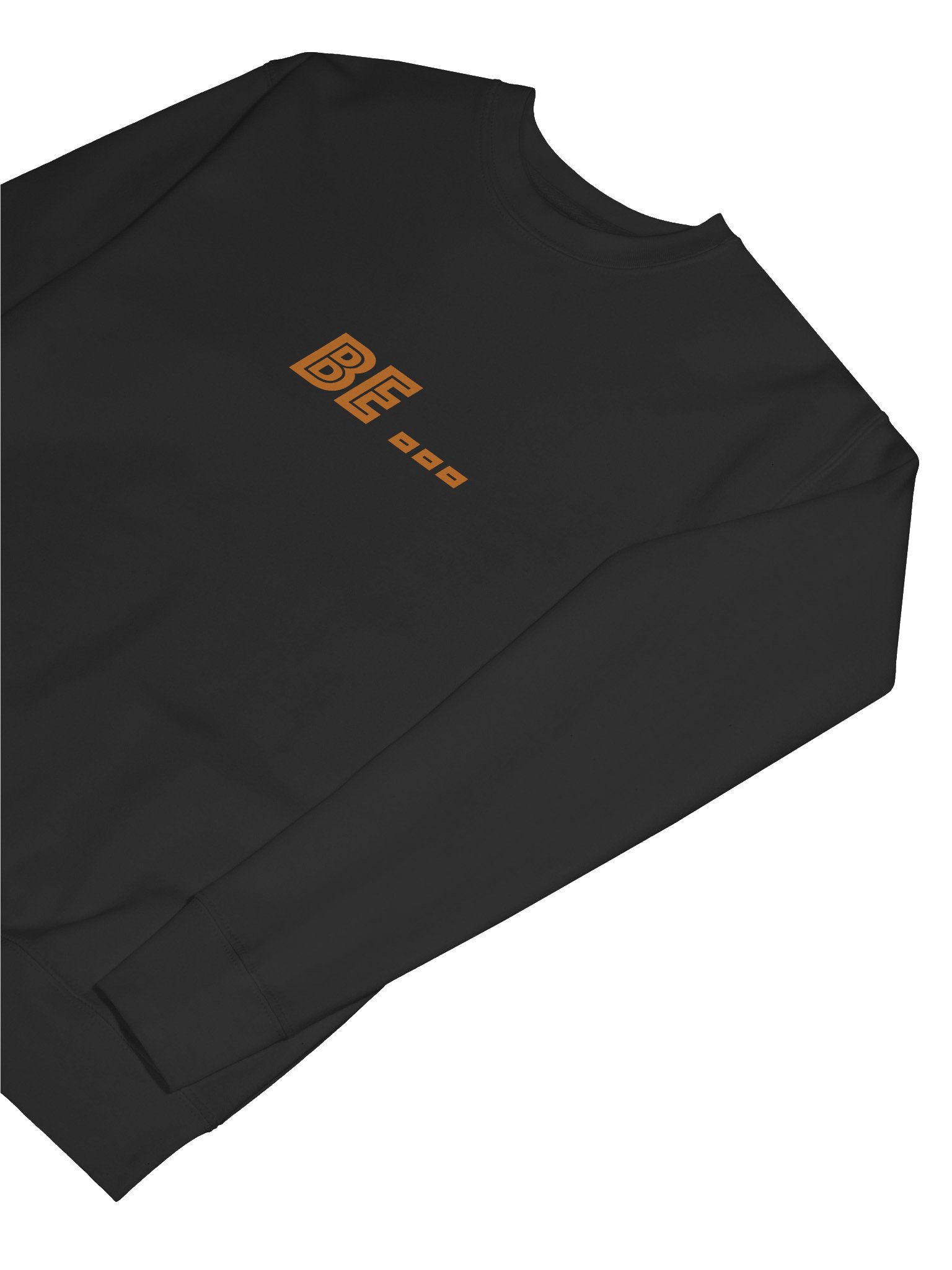 Bold Orange Letter Printed Premium Sweatshirt product image (31)
