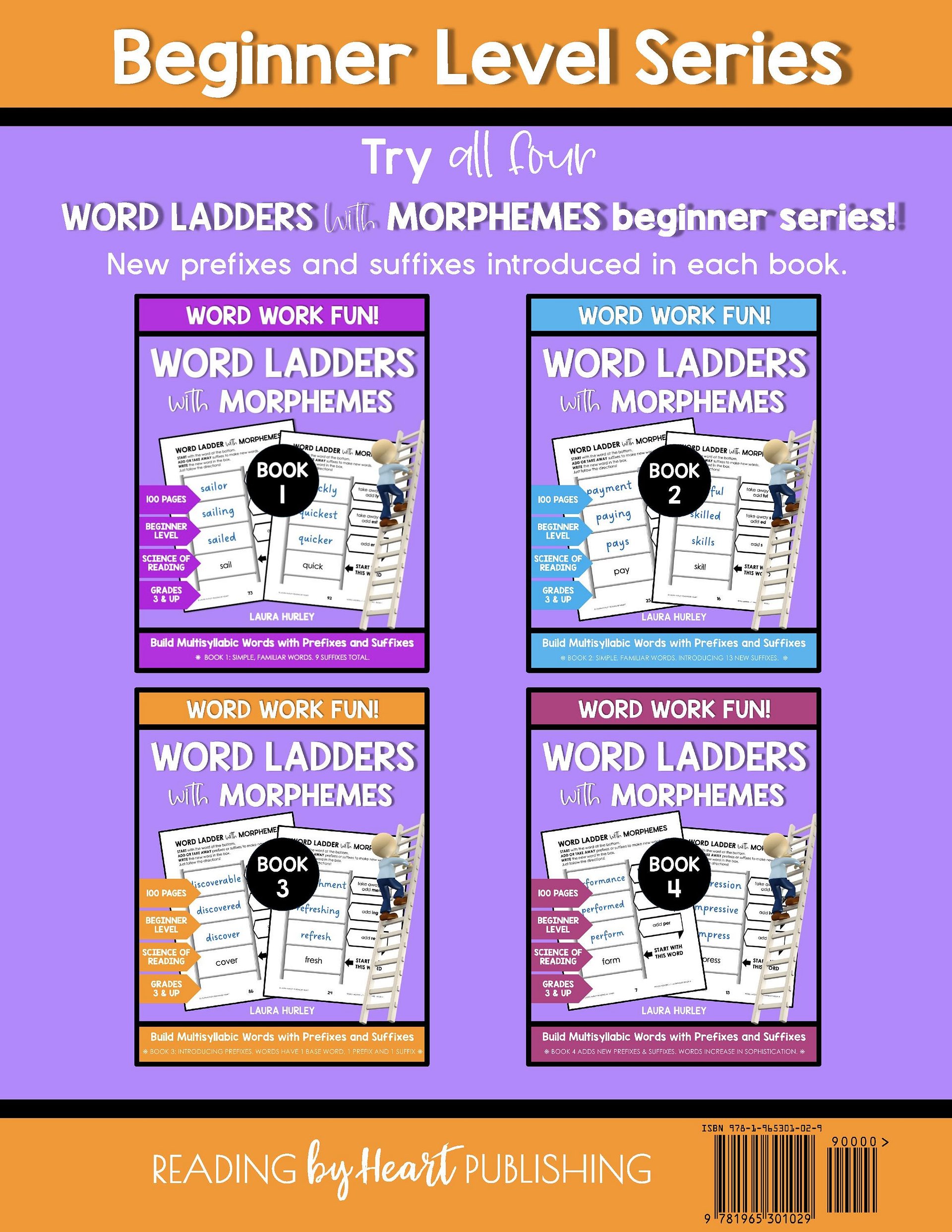 Word Ladders With Morphemes # 3 - Beginner Level C product image (5)
