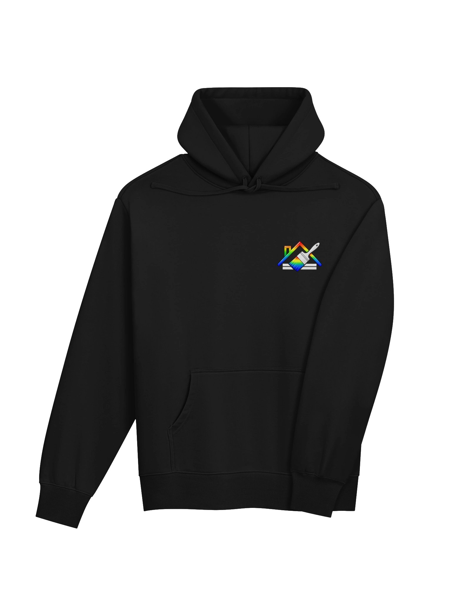 RAMZU Painting | Heavy-Duty Crew Hoodie – Black product image (4)