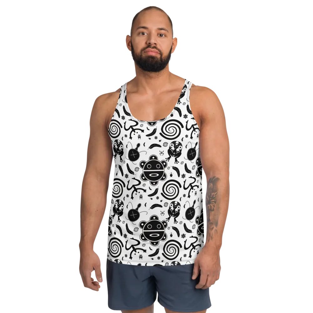 Taino Symbols All-Over Tank Top product image (4)