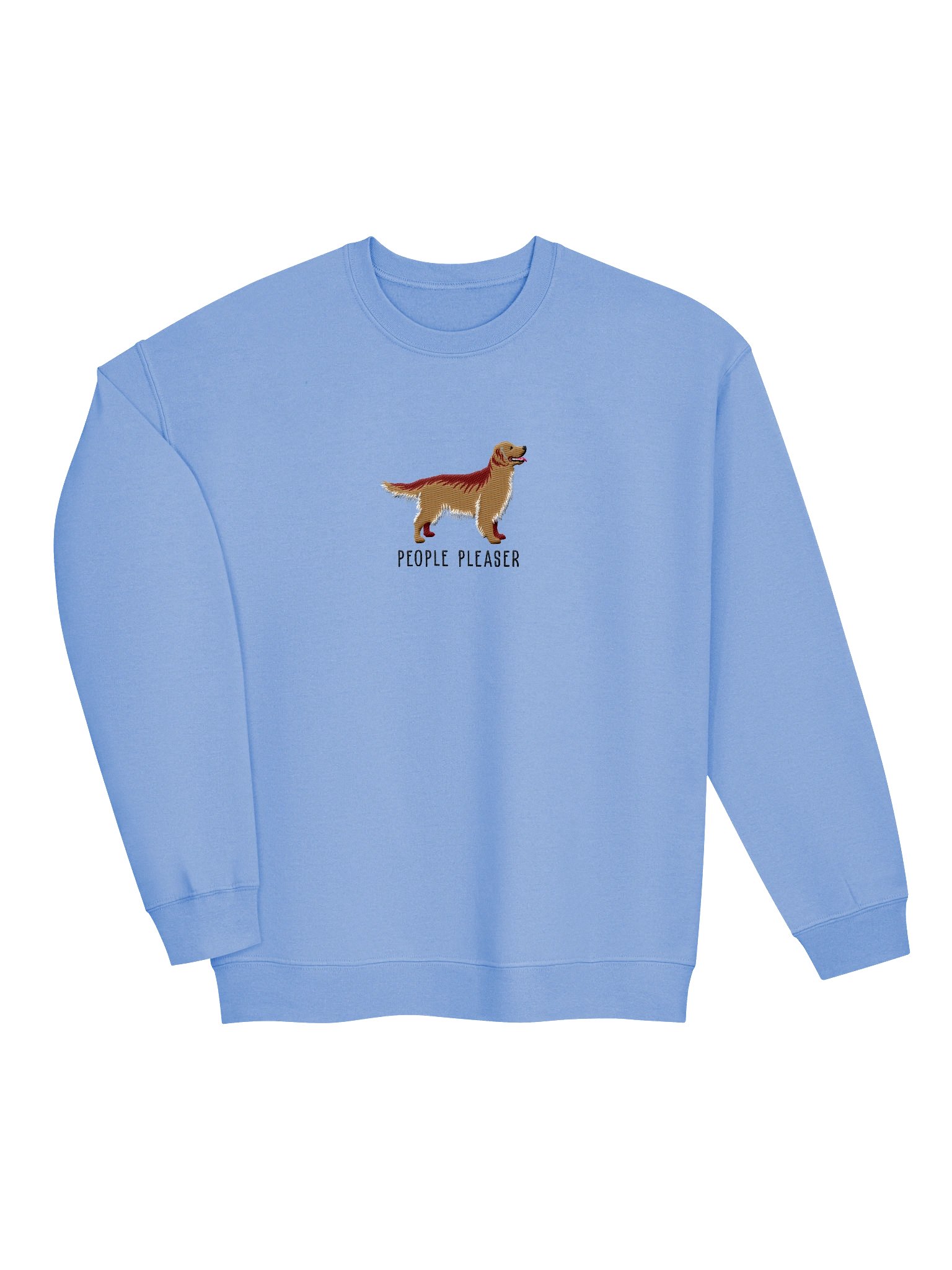 People Pleaser Sweatshirt (Embroidered) of a Golden Retriever product image (6)