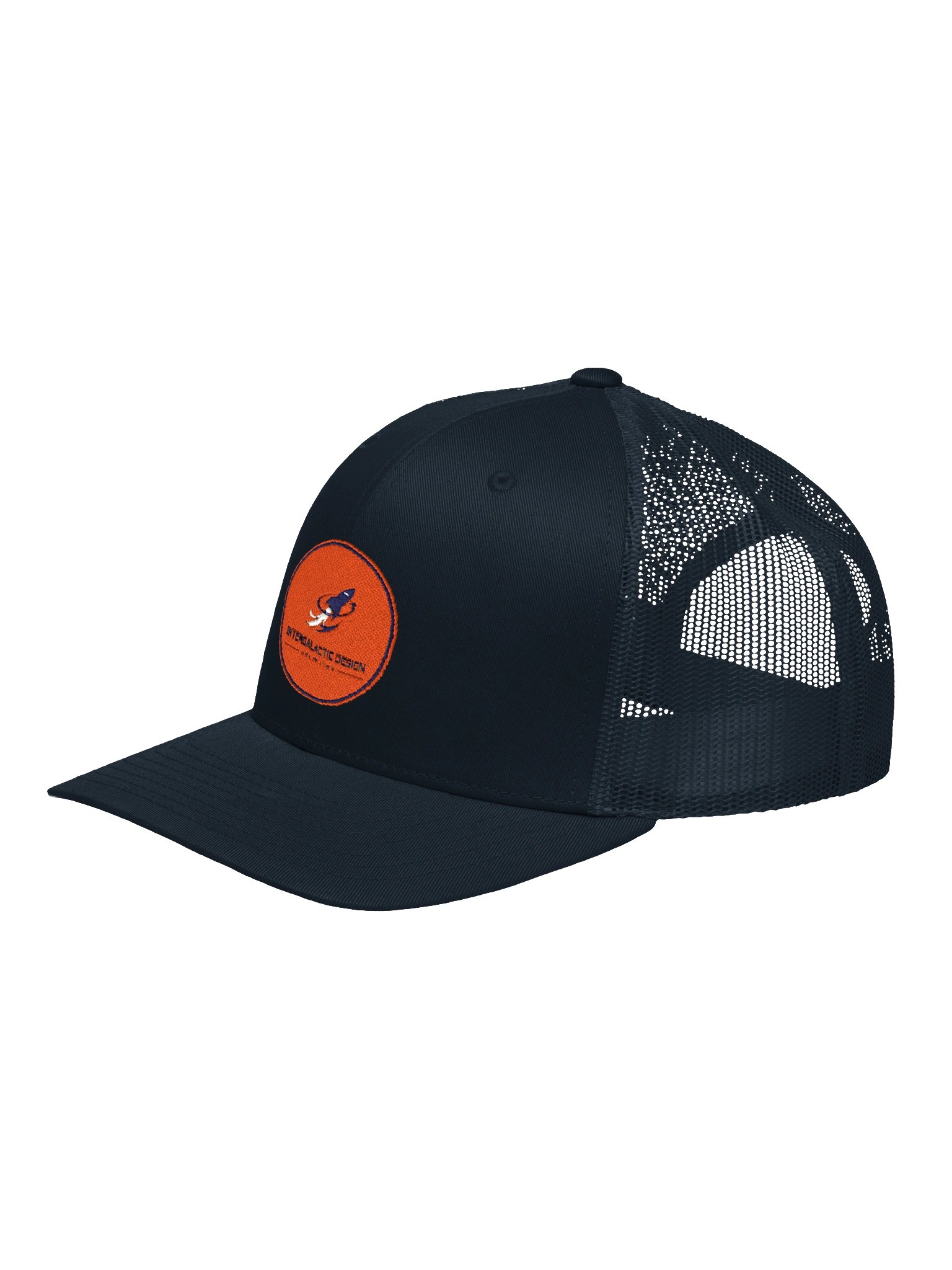 Rocket Badge Trucker Cap (Navy) product image (2)