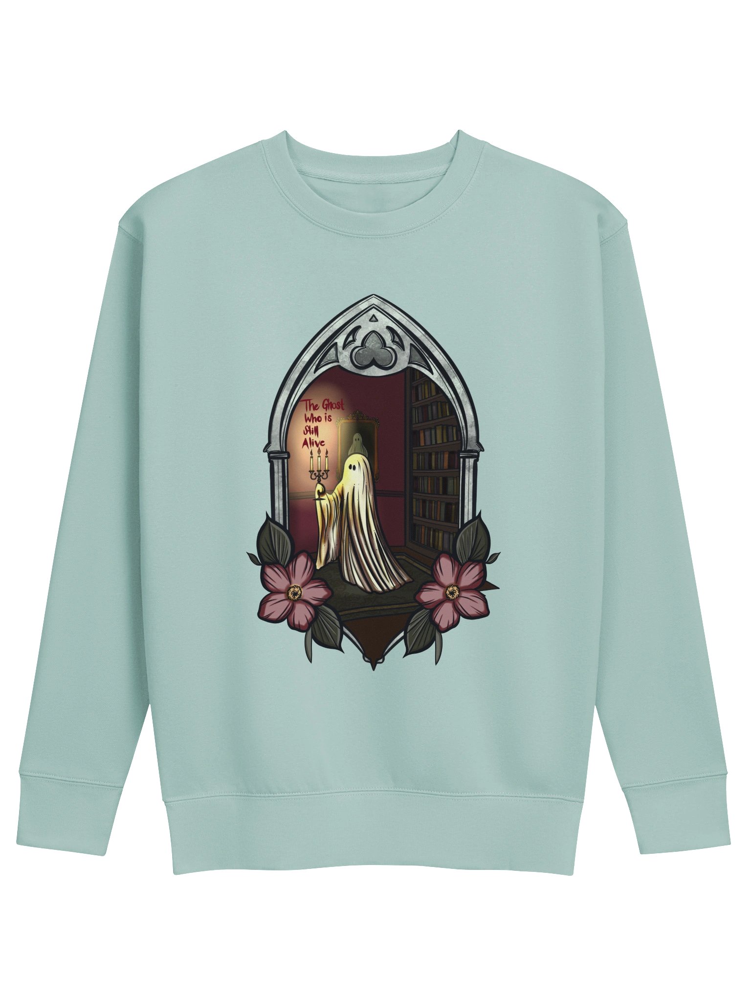 "Ghost Who Is Still Alive" Spooky Sweatshirt product image (1)