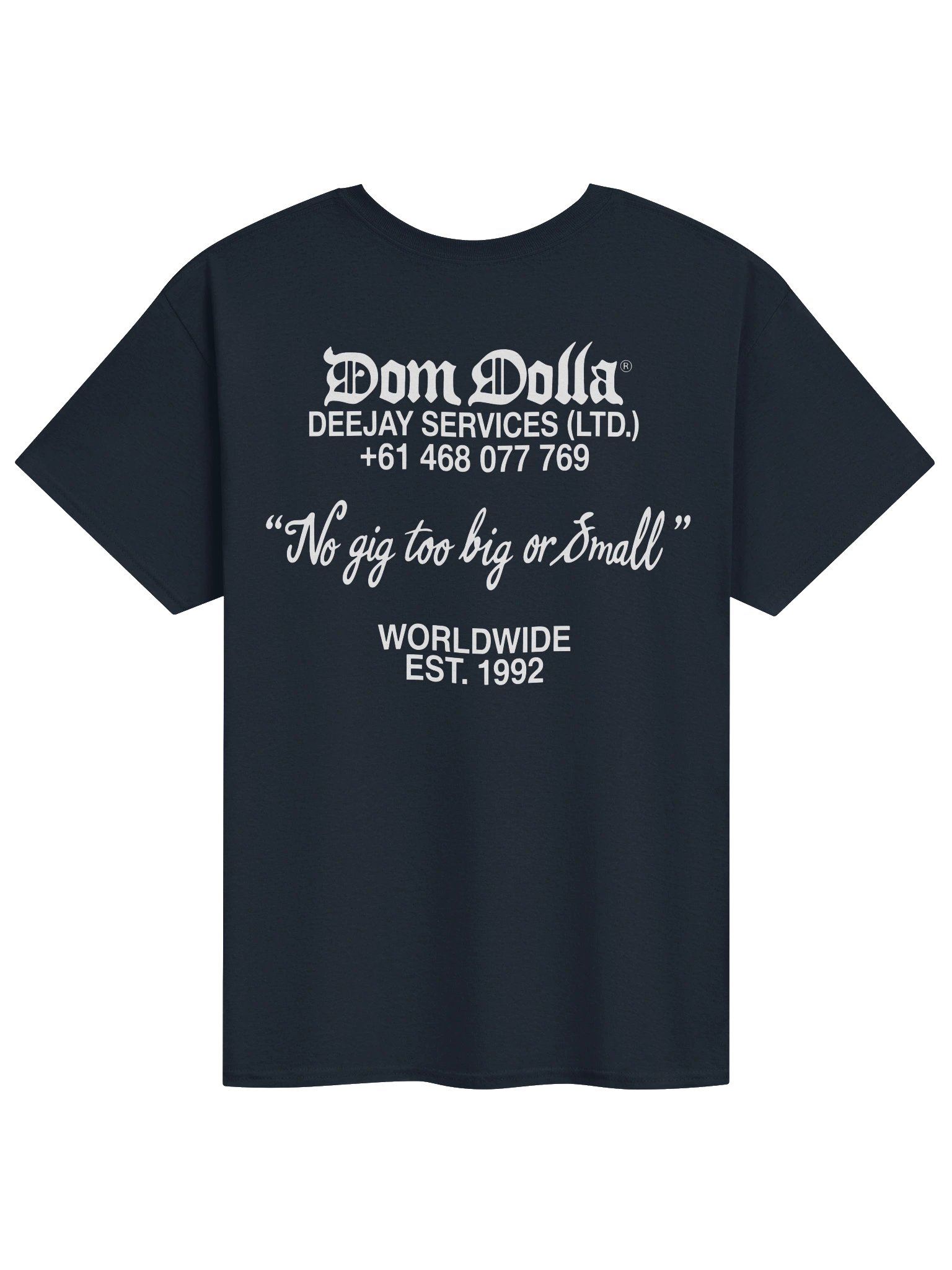 Dom Dolla Deejay Services Merch Tshirt product image (2)