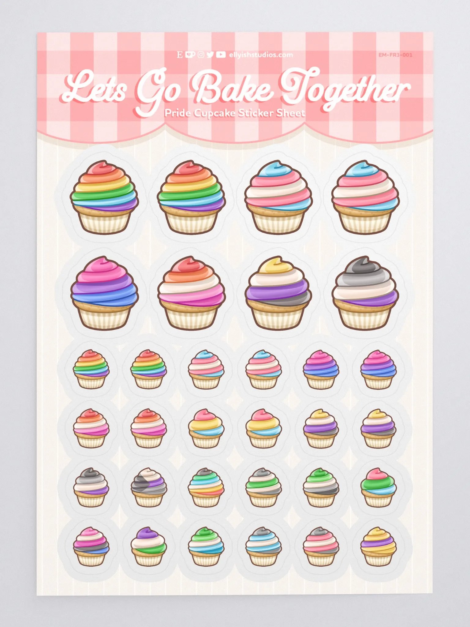 Lets Go Bake Together - Sticker Sheet product image (3)