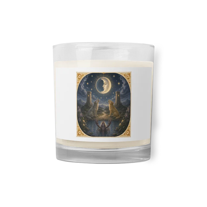 ​🌙 Bougie "L'Arcane XVIII : La Lune" – Rêves & Inconscient product image (1)