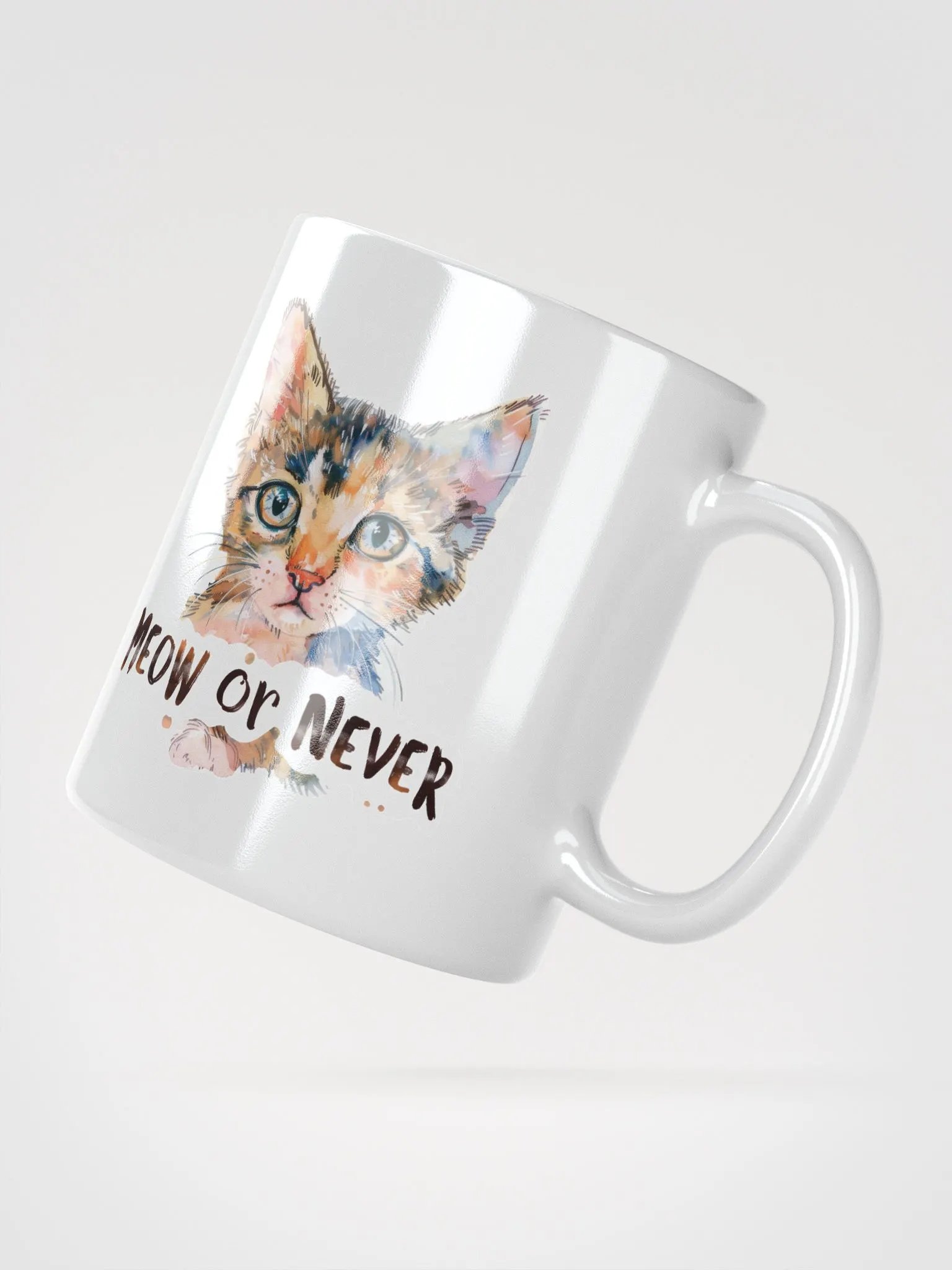 Meow or Never Kitten Mug product image (5)