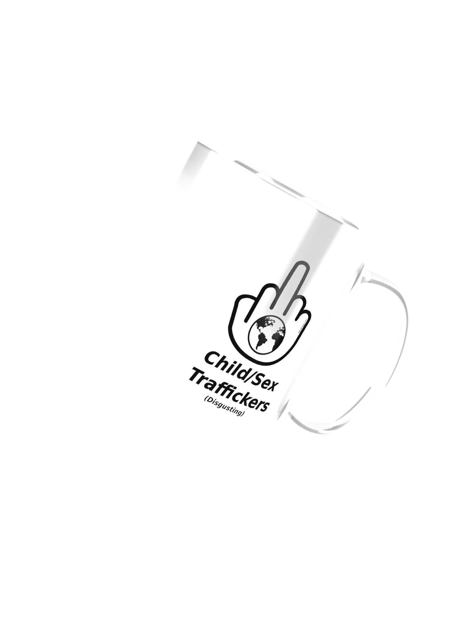 Two-tone Ceramic Mug-MisterFinger-Child-B product image (49)