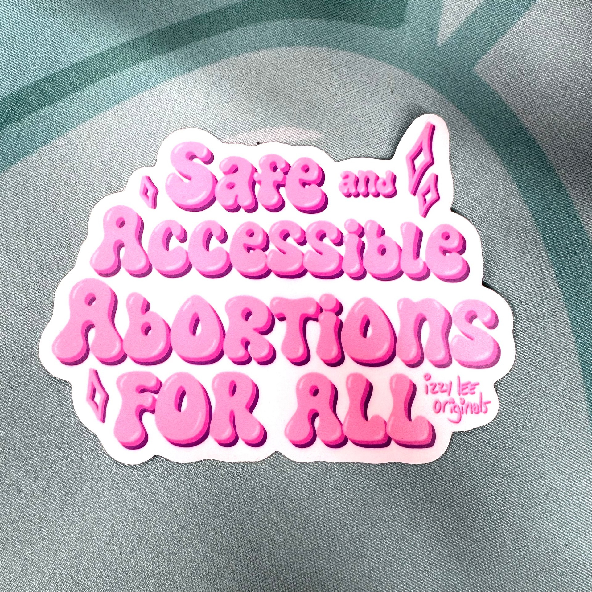 Safe and Accessible Pink Sticker product image (1)