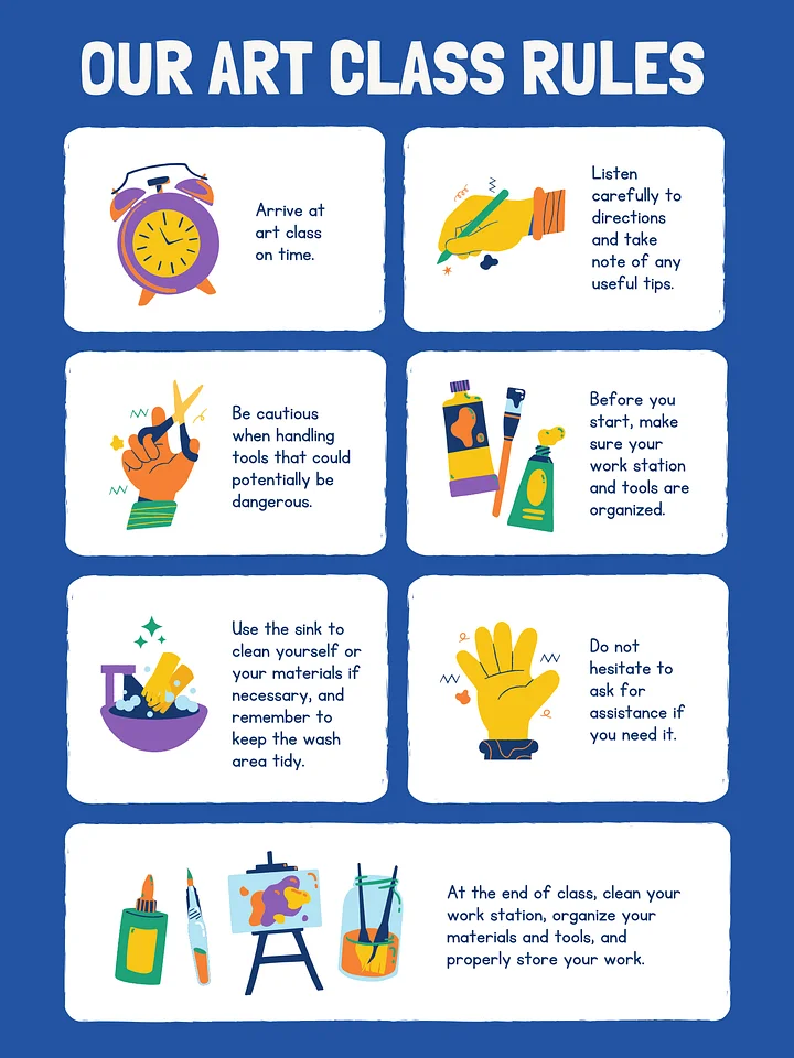 Art Class Rules product image (1)
