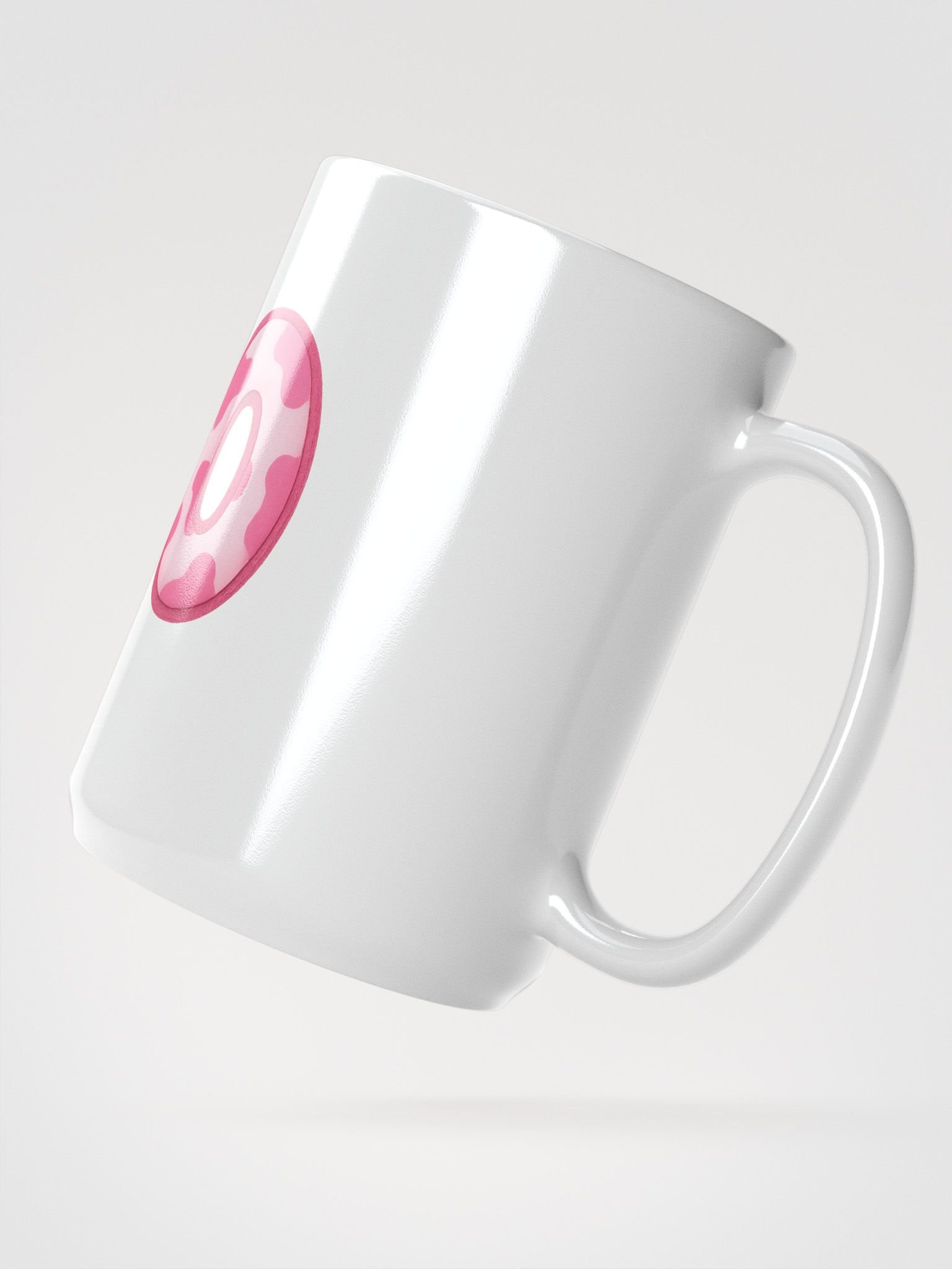 Moo Print White Glossy Mug product image (3)