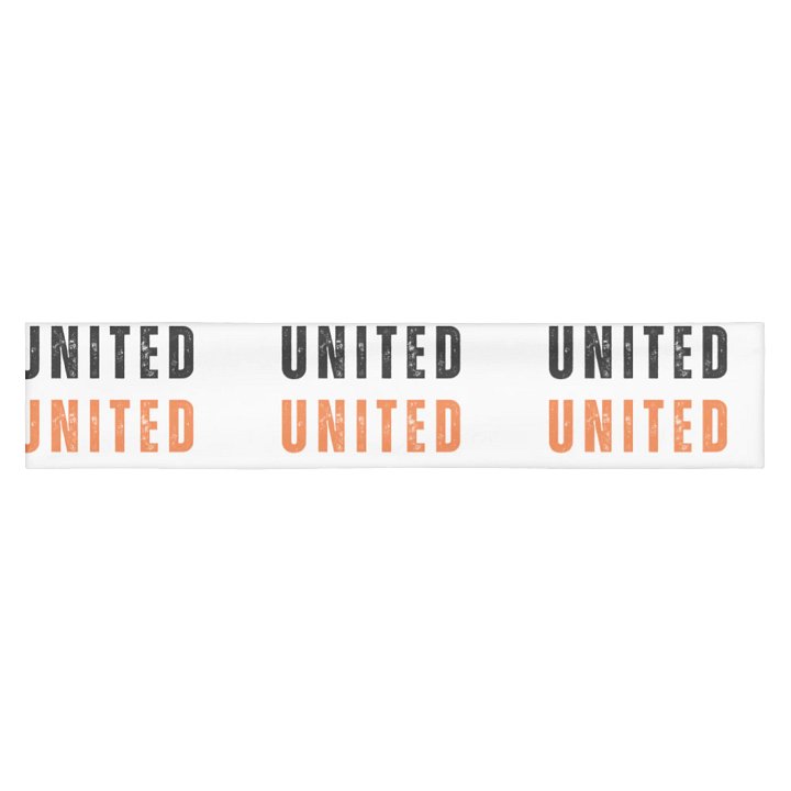 Orange and Black UNITED : All-Over Print Headband product image (1)