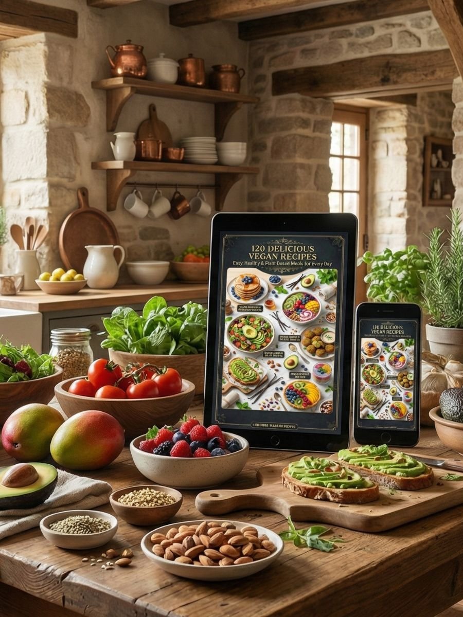 120 Delicious Vegan Recipes: Easy, Healthy & Plant-Based Meals for Every Day product image (8)