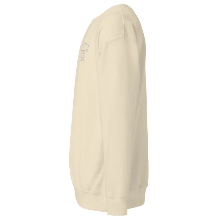 Somewhere on a Beach Embroidered Unisex Crew Neck Sweatshirt product image (2)