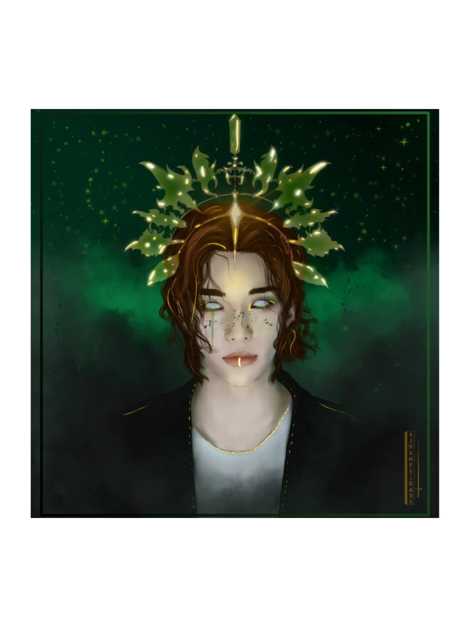 Emerald Hyunjin Sticker product image (1)