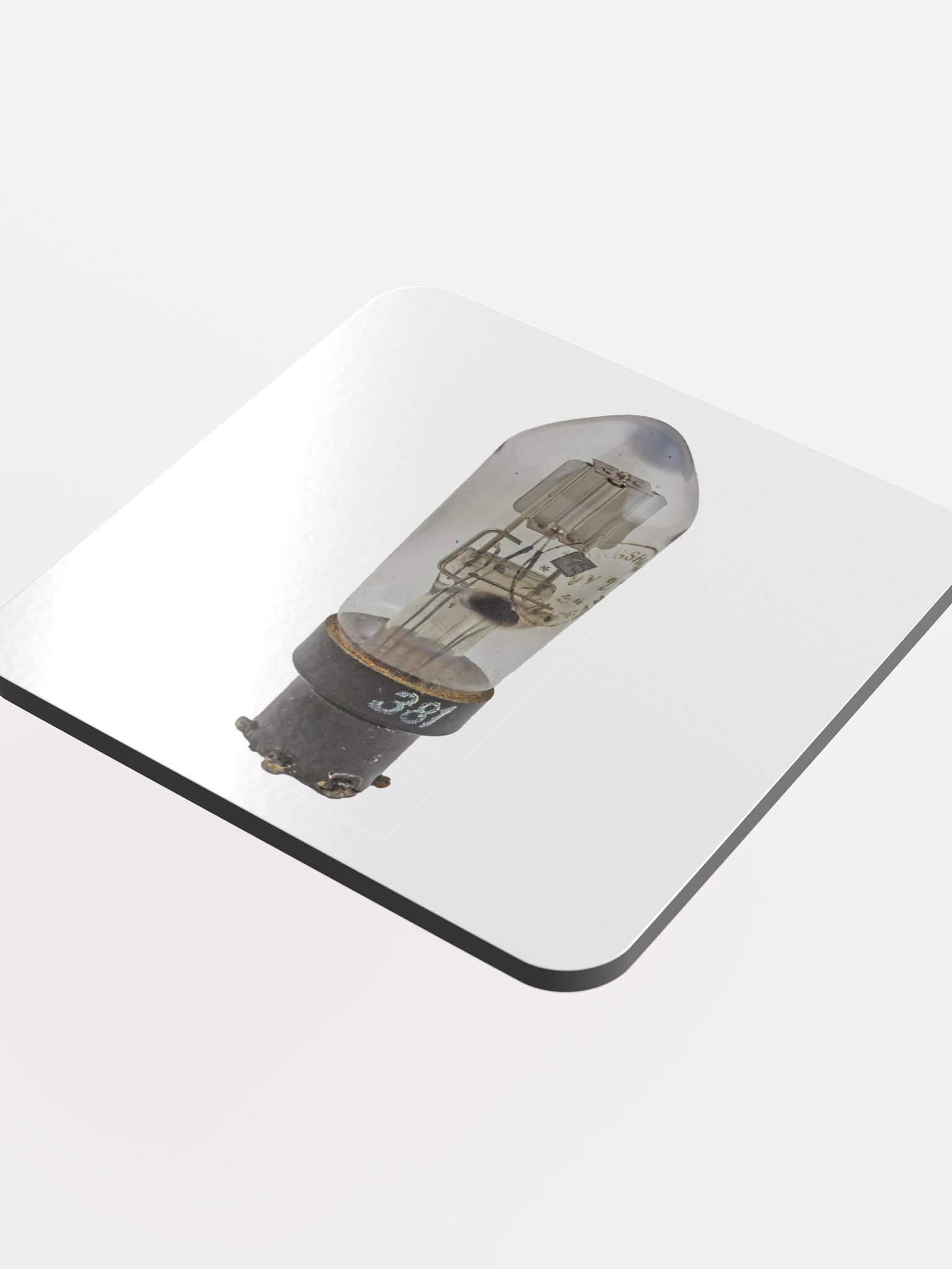 Vintage Vacuum Tube / Thermionic Valve Coaster (VY2 Tube) product image (4)