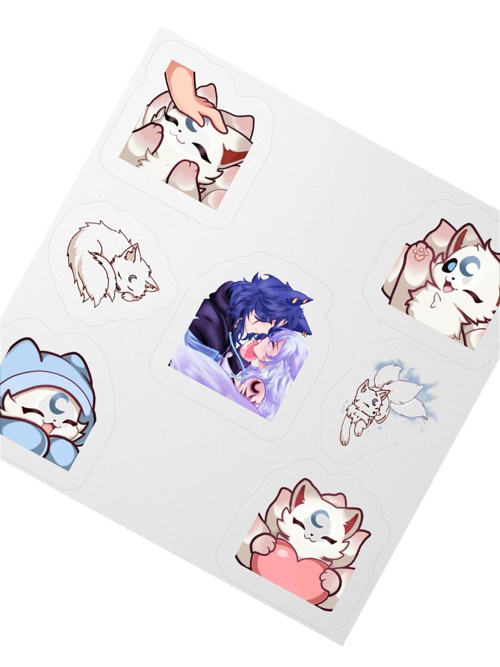 Lunako Vinyl Kiss Cut Stickers with Kaze&Kuko product image (2)