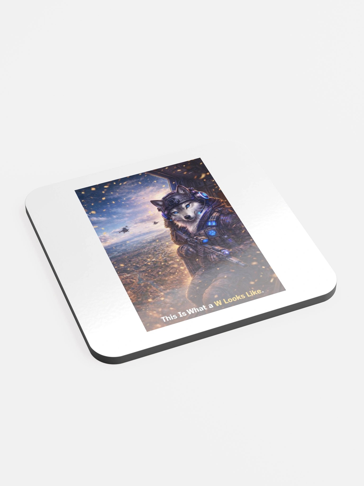 Lunar Wolf Tech Coaster product image (2)