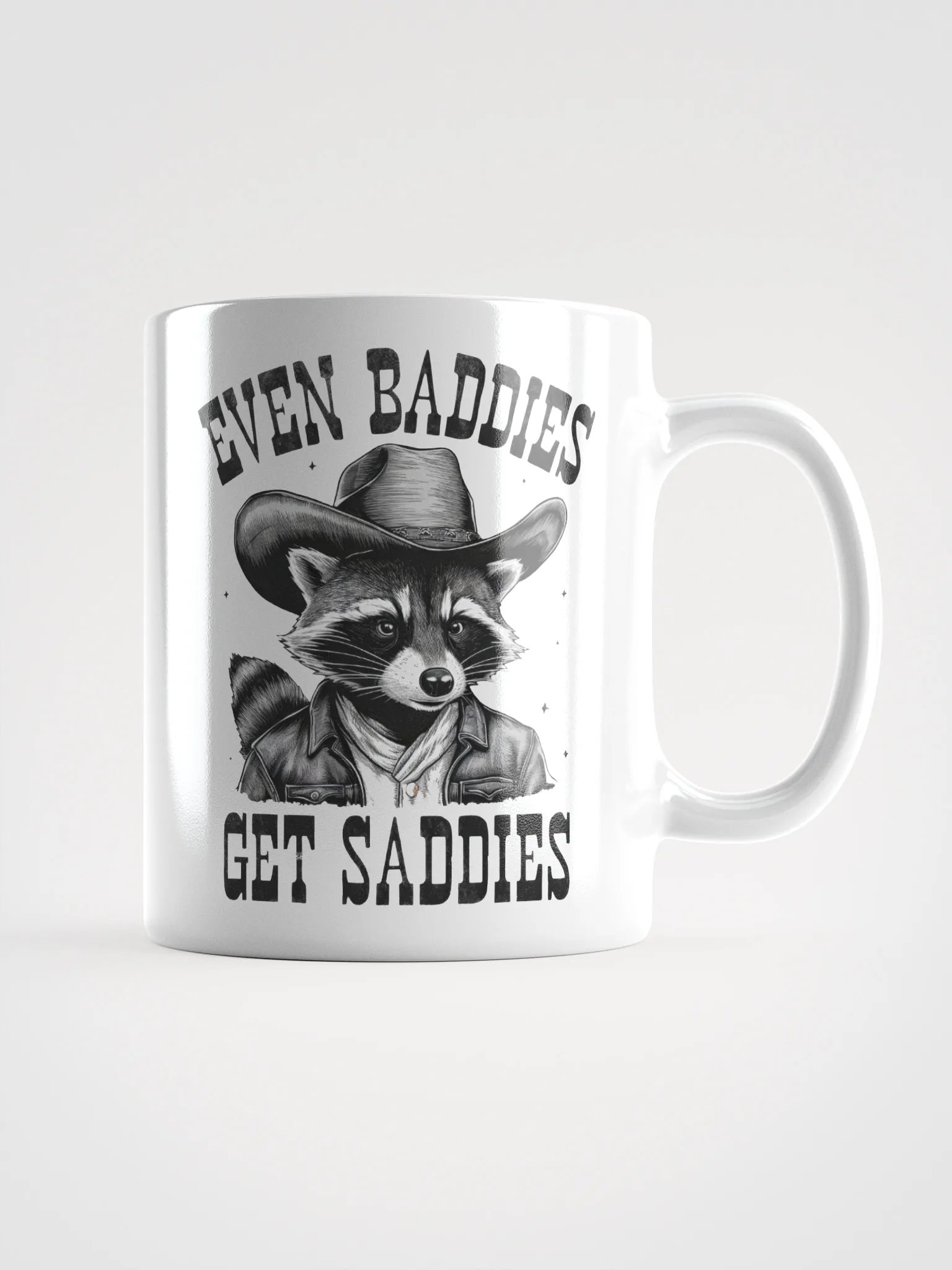 Even Baddies Get Saddies Raccoon Mug product image (2)